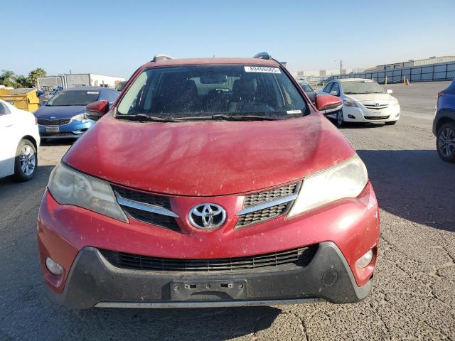 JTMRFREVXFD153937 - 2015 TOYOTA RAV4 XLE RED photo 5
