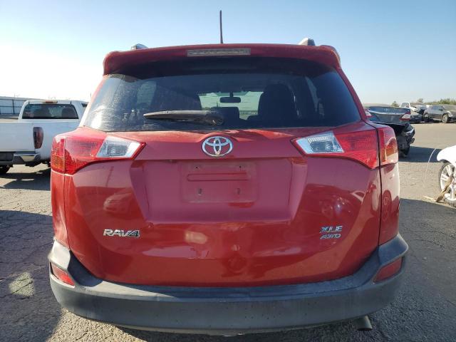 JTMRFREVXFD153937 - 2015 TOYOTA RAV4 XLE RED photo 6