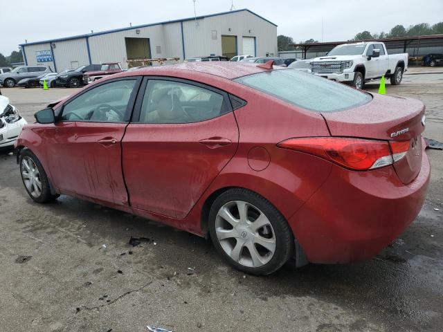 KMHDH4AE6DU505787 - 2013 HYUNDAI ELANTRA GLS RED photo 2