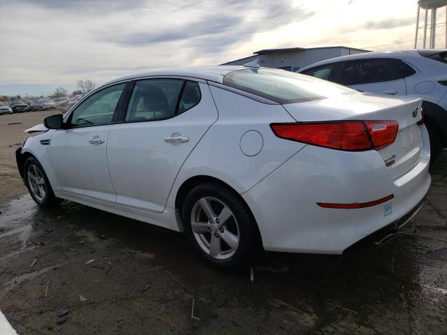 5XXGM4A7XFG437744 - 2015 KIA OPTIMA LX WHITE photo 2