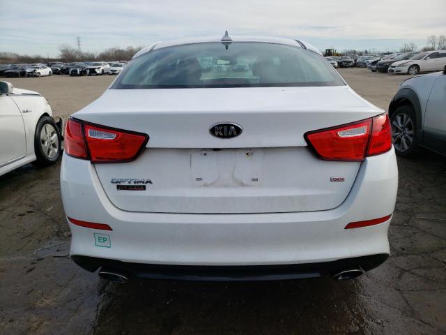 5XXGM4A7XFG437744 - 2015 KIA OPTIMA LX WHITE photo 6