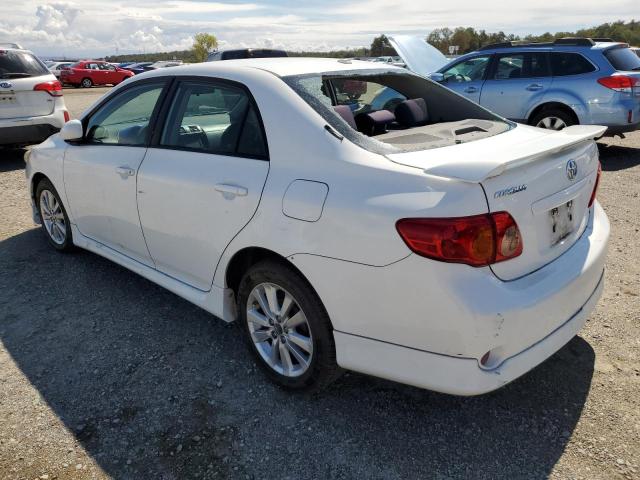 1NXBU4EE1AZ293633 - 2010 TOYOTA COROLLA BASE Blanco foto 2