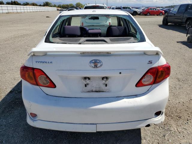 1NXBU4EE1AZ293633 - 2010 TOYOTA COROLLA BASE Blanco foto 6