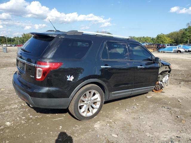 1FM5K8D85FGB86662 - 2015 FORD EXPLORER XLT BLACK photo 3