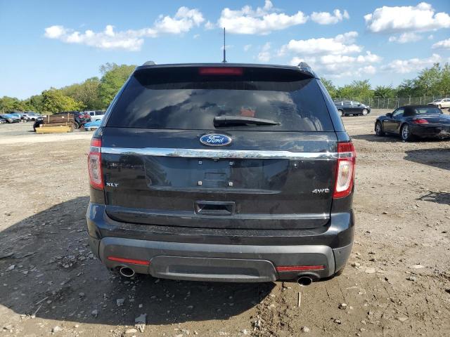 1FM5K8D85FGB86662 - 2015 FORD EXPLORER XLT BLACK photo 6