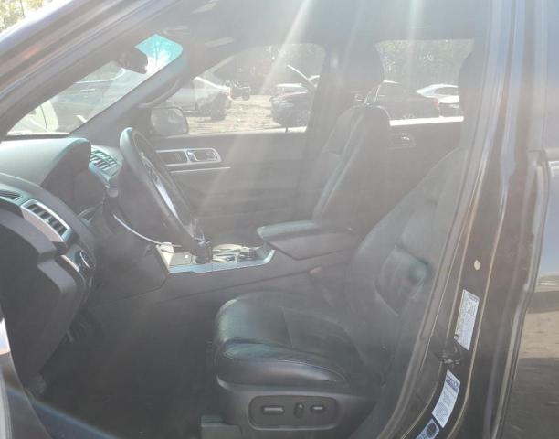 1FM5K8D85FGB86662 - 2015 FORD EXPLORER XLT BLACK photo 7