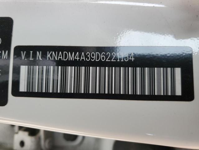 KNADM4A39D6221134 - 2013 KIA RIO LX WHITE photo 12