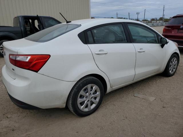 KNADM4A39D6221134 - 2013 KIA RIO LX WHITE photo 3