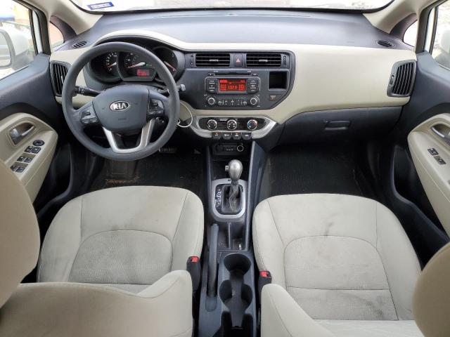 KNADM4A39D6221134 - 2013 KIA RIO LX WHITE photo 8