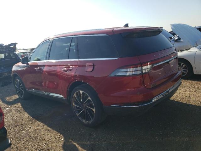 5LM5J7XC9MGL09404 - 2021 LINCOLN AVIATOR RESERVE RED photo 2