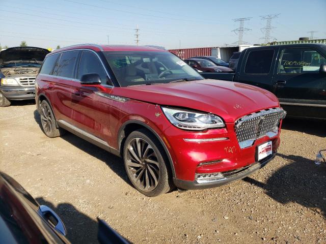 5LM5J7XC9MGL09404 - 2021 LINCOLN AVIATOR RESERVE RED photo 4