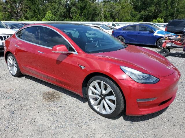 5YJ3E1EB9KF194501 - 2019 TESLA MODEL 3 RED photo 4