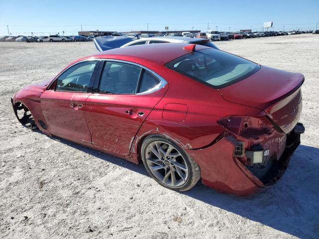 KMTG34TA1NU095669 - 2022 GENESIS G70 BASE RED photo 2