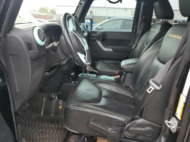 1C4HJWEGXDL588647 - 2013 JEEP WRANGLER UNLIMITED SAHARA Schwarz Foto 7