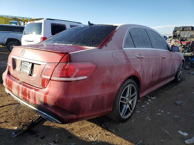 WDDHF9BB9EB050434 - 2014 MERCEDES-BENZ E 550 4MATIC RED photo 3