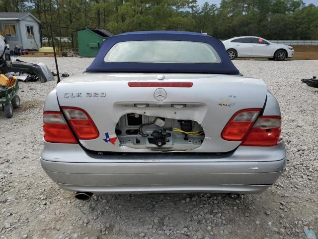 WDBLK65G91T078467 - 2001 MERCEDES-BENZ CLK 320 SILVER photo 6