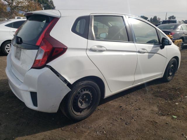 JHMGK5H53GX002475 - 2016 HONDA FIT LX WHITE photo 3