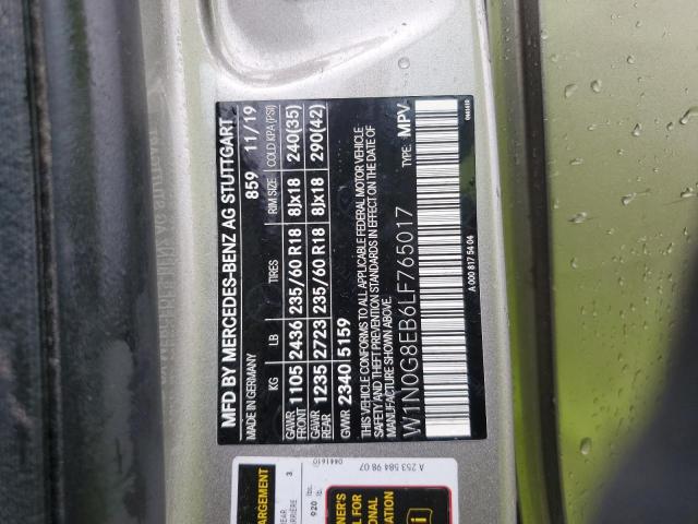 W1N0G8EB6LF765017 - 2020 MERCEDES-BENZ GLC 300 4MATIC GRAY photo 13