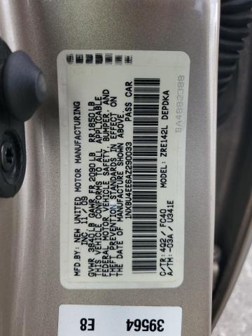 1NXBU4EE6AZ290033 - 2010 TOYOTA COROLLA BASE 金色 照片 13