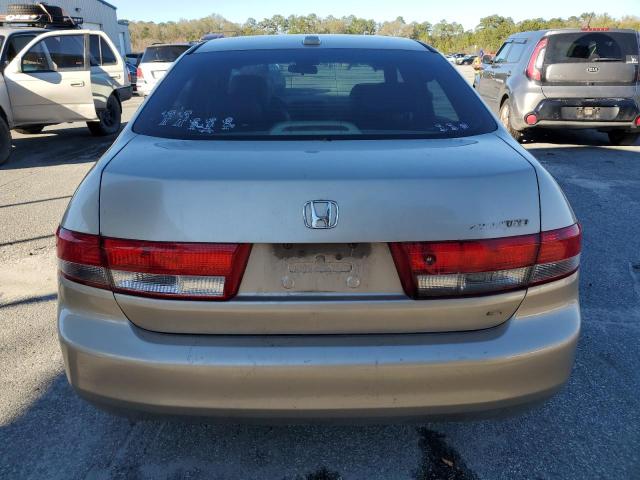 1HGCM56804A135007 - 2004 HONDA ACCORD EX GOLD photo 6