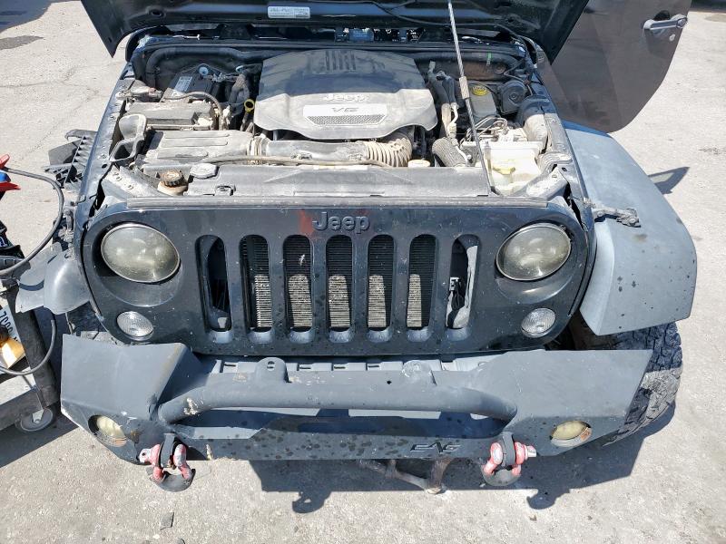 1C4BJWDG0FL697032 - 2015 JEEP WRANGLER U SPORT BLACK photo 11