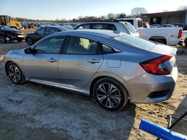 JHMFC1F74JX043744 - 2018 HONDA CIVIC EXL Արծաթագույն լուսանկար 2