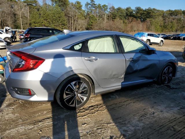 JHMFC1F74JX043744 - 2018 HONDA CIVIC EXL Արծաթագույն լուսանկար 3