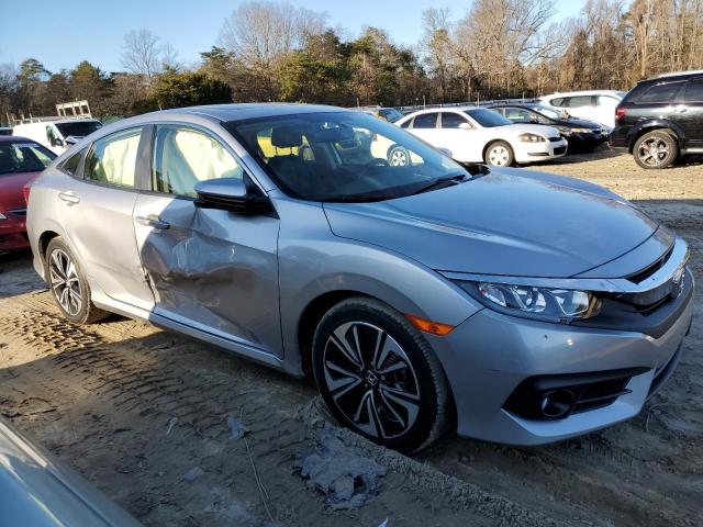 JHMFC1F74JX043744 - 2018 HONDA CIVIC EXL SILVER photo 4