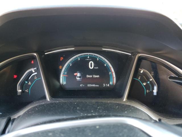 JHMFC1F74JX043744 - 2018 HONDA CIVIC EXL Արծաթագույն լուսանկար 9