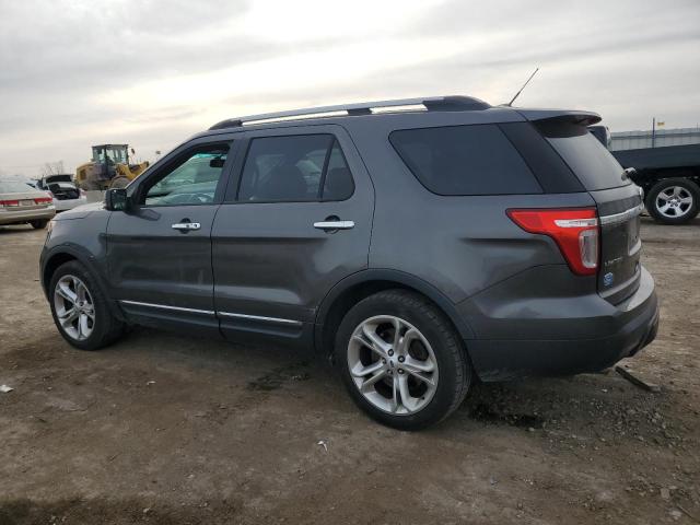 1FM5K8F84FGA44896 - 2015 FORD EXPLORER LIMITED GRAY photo 2