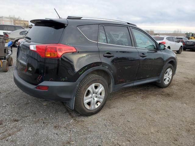 2T3BFREV6DW107507 - 2013 TOYOTA RAV4 LE BLACK photo 3