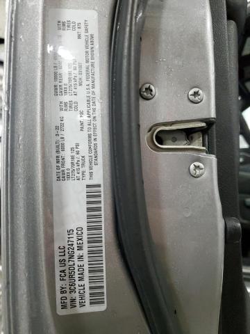 3C6UR5DL7NG247115 - 2022 RAM 2500 BIG HORN/LONE STAR SILVER photo 12