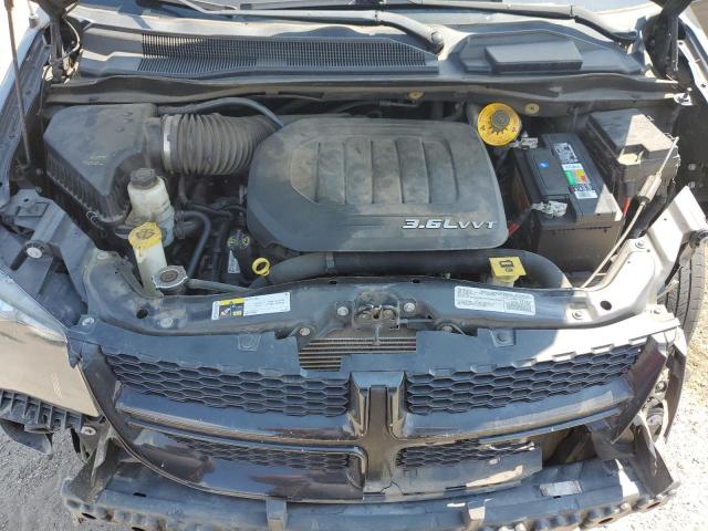 2C4RDGCG1JR244292 - 2018 DODGE GRAND CARAVAN SXT BLACK photo 12