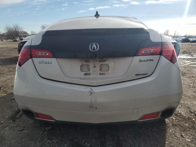 2HNYB1H64AH503999 - 2010 ACURA ZDX ADVANCE أبيض صورة 6