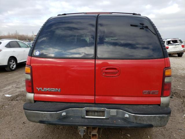 1GKEK13T6YJ204582 - 2000 GMC YUKON RED photo 6