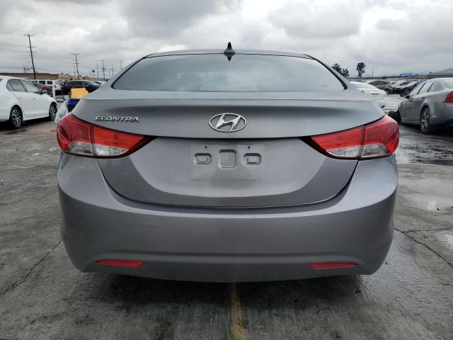 KMHDH4AE7BU156829 - 2011 HYUNDAI ELANTRA GLS GRAY photo 6