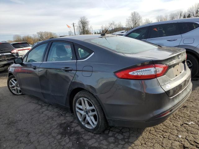 3FA6P0H7XGR275169 - 2016 FORD FUSION SE GRAY photo 2