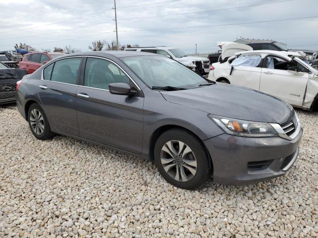 1HGCR2F32DA254147 - 2013 HONDA ACCORD LX GRAY photo 4