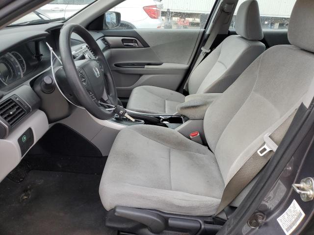 1HGCR2F32DA254147 - 2013 HONDA ACCORD LX GRAY photo 7