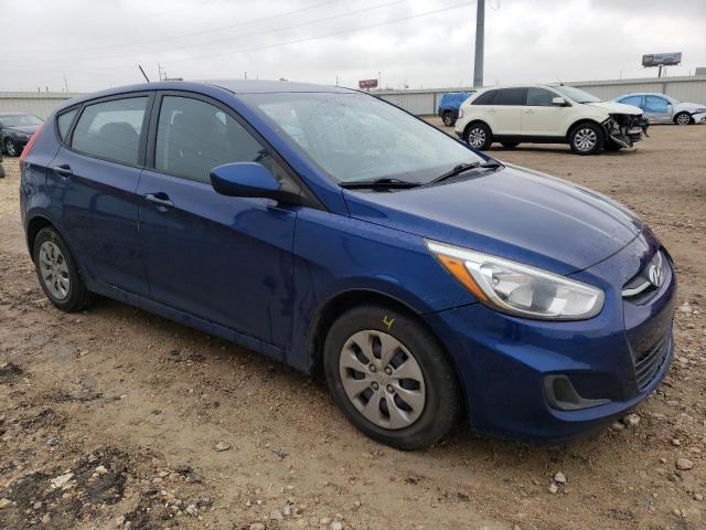 KMHCT5AE3FU206048 - 2015 HYUNDAI ACCENT GS BLUE photo 4