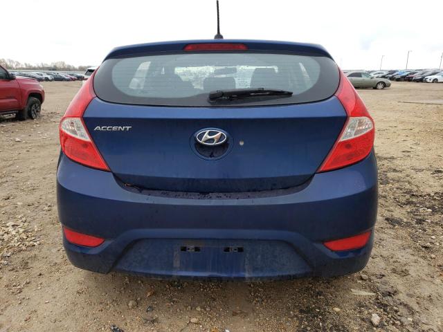 KMHCT5AE3FU206048 - 2015 HYUNDAI ACCENT GS BLUE photo 6