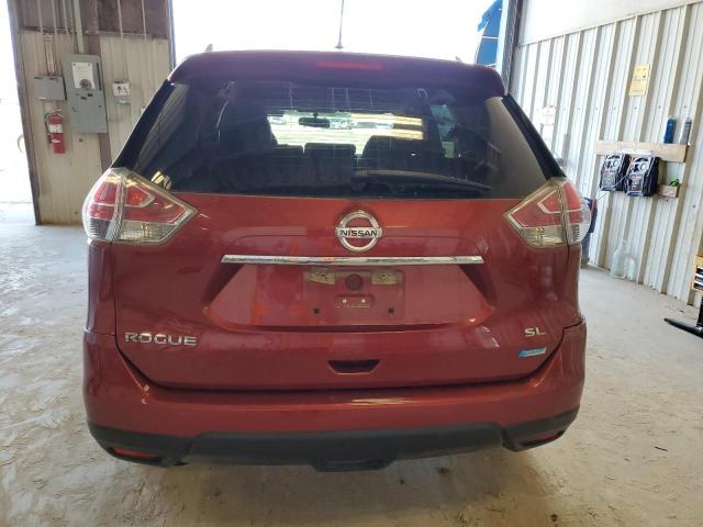 5N1AT2MT8EC751697 - 2014 NISSAN ROGUE S RED photo 6