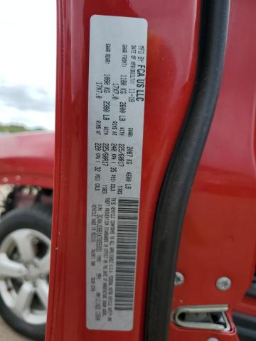 3C4NJDBB1KT655931 - 2019 JEEP COMPASS LATITUDE Kırmızı fotoğraf 14