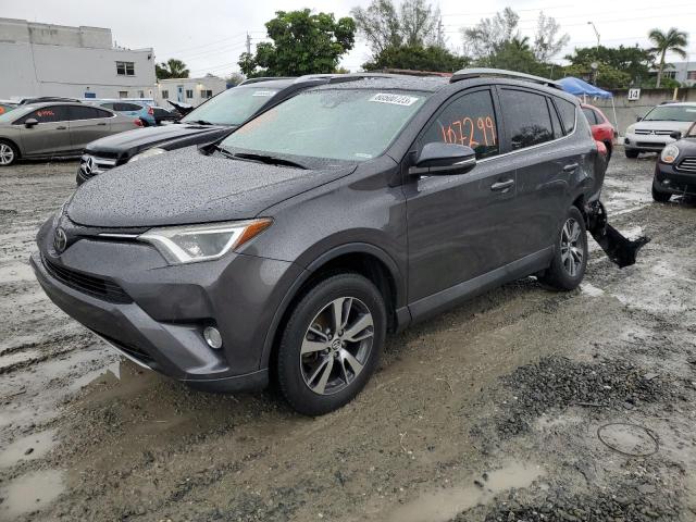 2T3WFREV4JW518823 - 2018 TOYOTA RAV4 ADVENTURE GRAY photo 1