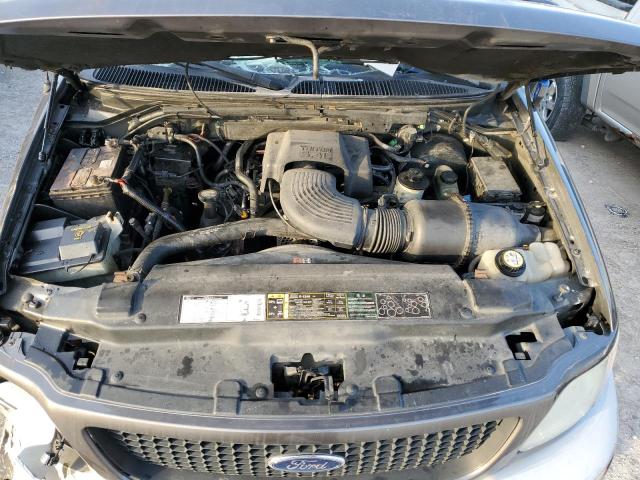 1FTRX18L12KA55782 - 2002 FORD F150 GRAY photo 11