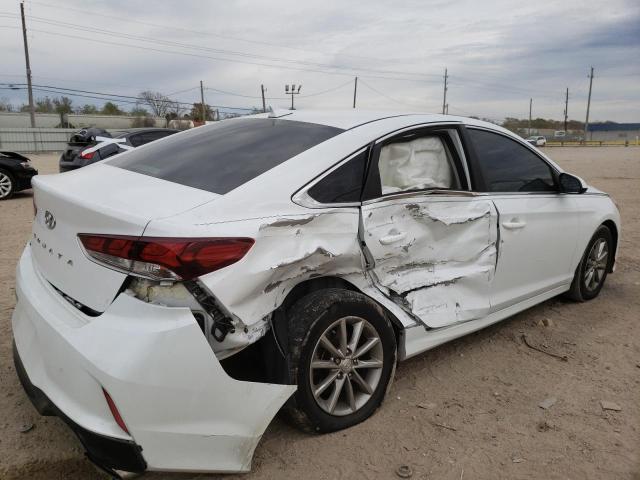 5NPE24AF8KH796402 - 2019 HYUNDAI SONATA SE WHITE photo 3