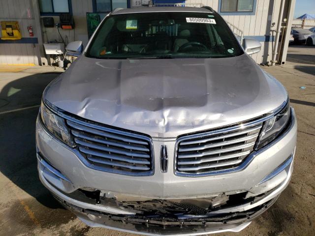5LMCJ3D91HUL08683 - 2017 LINCOLN MKC RESERVE SILVER photo 5