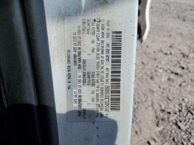 JM1CW2CL3D0158559 - 2013 MAZDA 5 WHITE photo 13