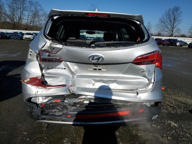 5XYZU3LB0DG022459 - 2013 HYUNDAI SANTA FE S SILVER photo 6