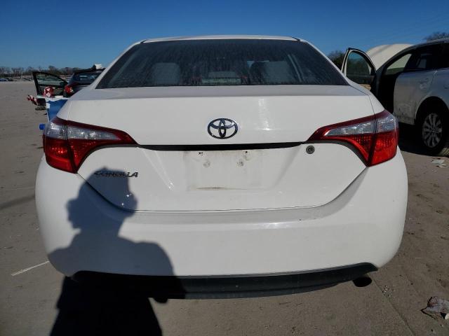 2T1BURHE1FC302915 - 2015 TOYOTA COROLLA L WHITE photo 6